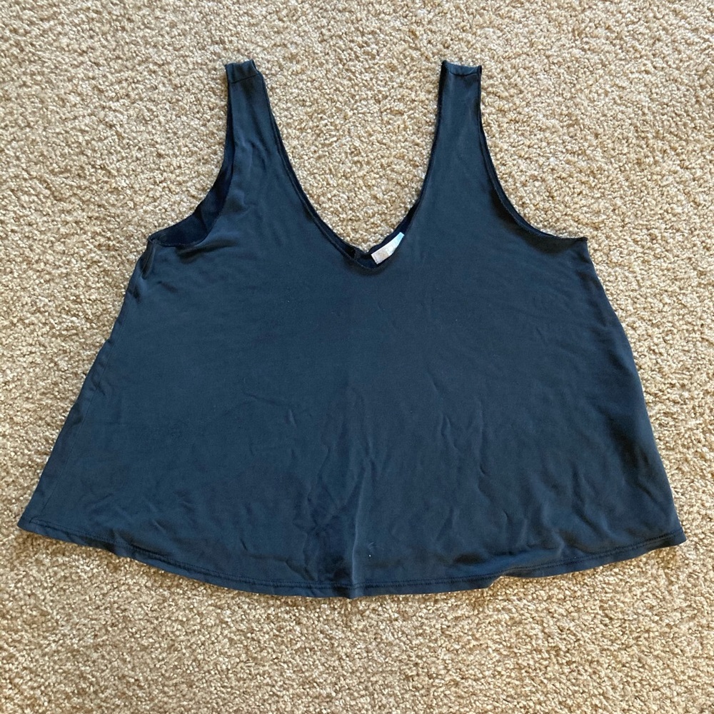 Black tank top